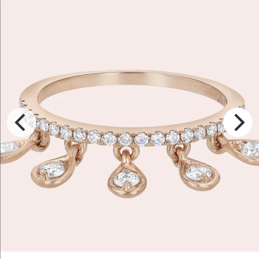 Bohemian dancer diamond ring